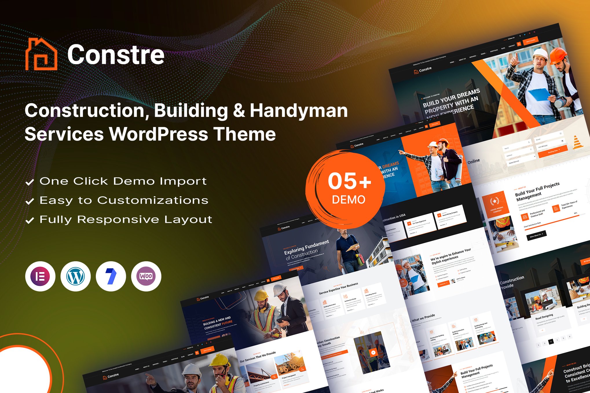 Constre- Construction & Handyman Service 1.0.0 WordPress Theme