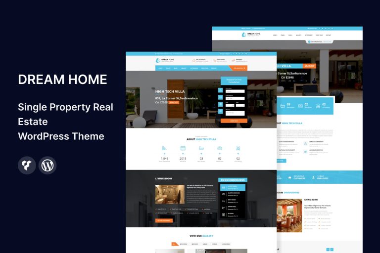 DREAM HOME – Single Property WordPress Theme