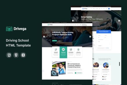 Drivega - Driving School HTML Template