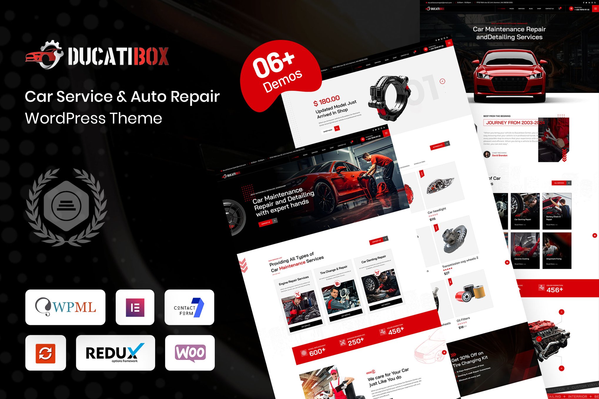 Ducatibox- Car Service & Auto Repair 1.0.3 WordPress Theme