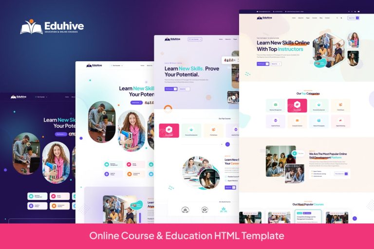 Eduhive – Education & Online Courses HTML Template