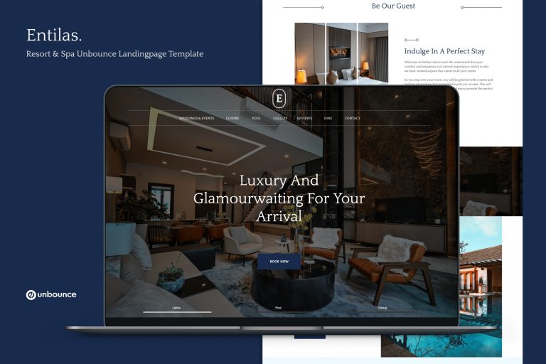 Entilas – Resort and Spa Unbounce Template