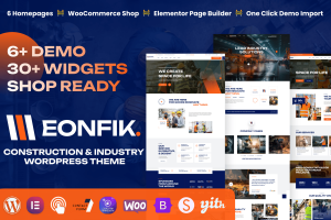 Eonfik – Construction & Industry WordPress Theme
