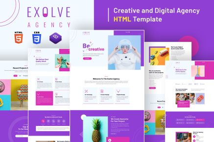 Exolve | Creative & Digital Agency HTML Template