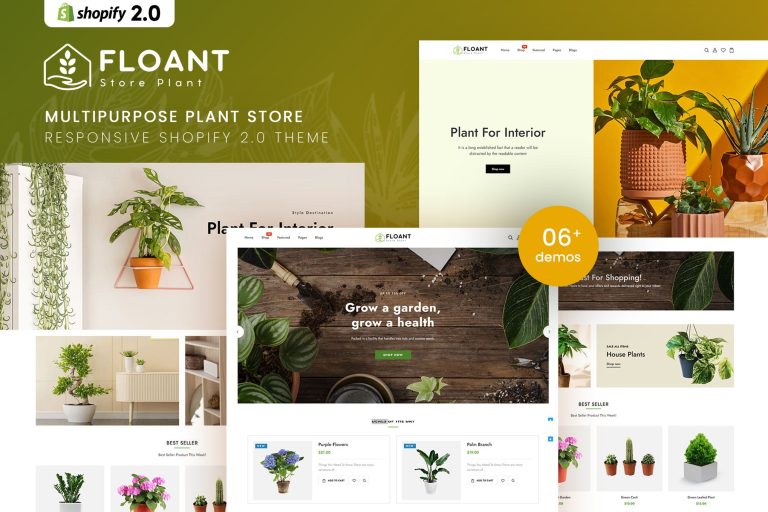 Floant – MultiPurpose Plant Store Shopify 2.0 Them