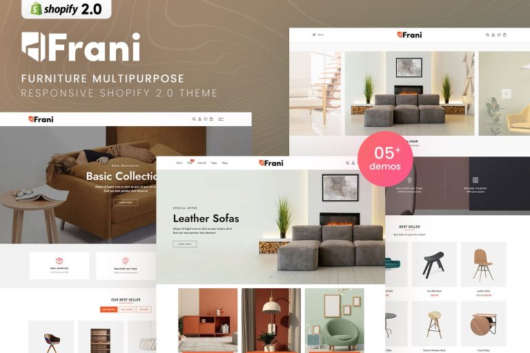 Frani – Furniture Multipurpose Shopify 2.0 Theme