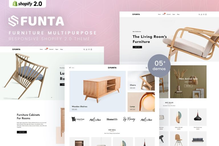 Funta – Furniture Multipurpose Shopify 2.0 Theme
