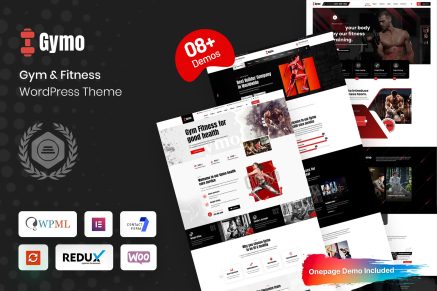 Gymio- Gym & Fitness 1.0.2 WordPress Theme