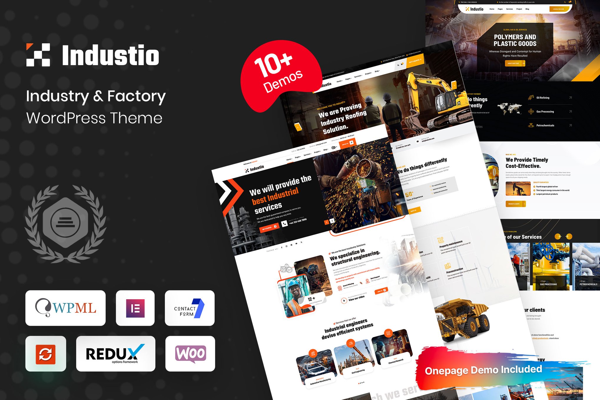 Industy- Industry & Factory 1.0.0 WordPress Theme