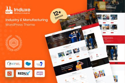 Induxam- Industry & Manufacturing 2.5 WordPress Theme