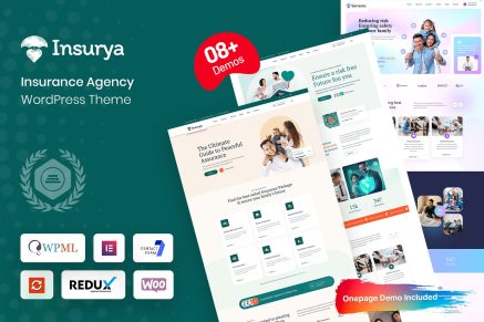 Insuray- Insurance 1.0.0 WordPress Theme