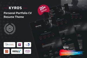 Kyros – Personal Portfolio CV Resume Theme