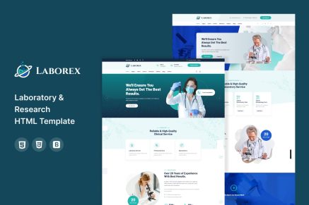 Laborex – Laboratory & Research HTML Template