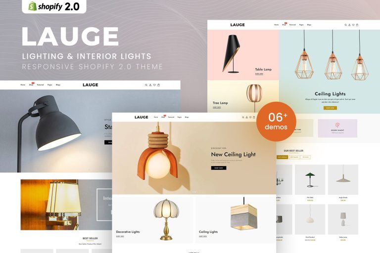 Lauge – Interior Lights Shopify 2.0 Theme