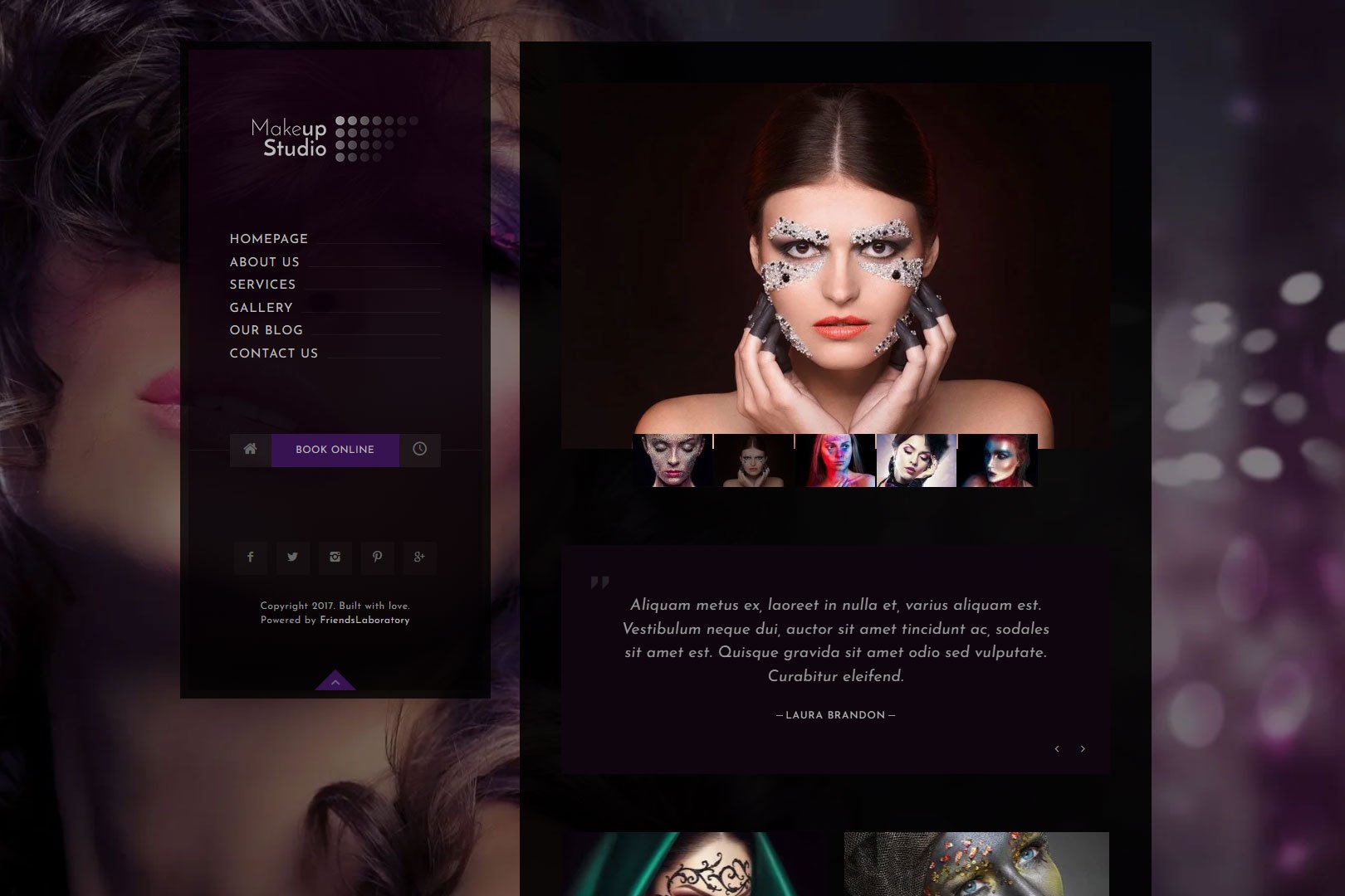 Makeup | Barbershop HTML Template