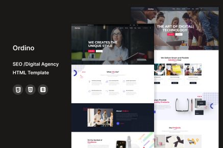 Ordino - SEO /Digital Agency HTML5 Template