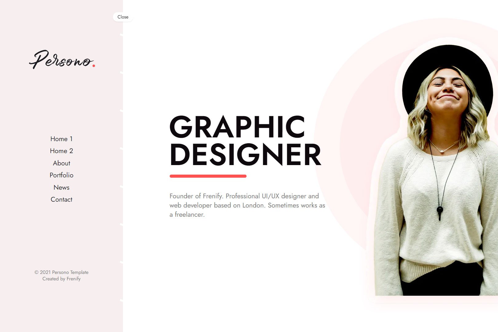 Persono | Personal HTML Template