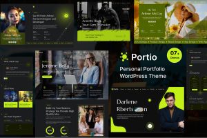 Portio – Personal Portfolio Resume WordPress Theme