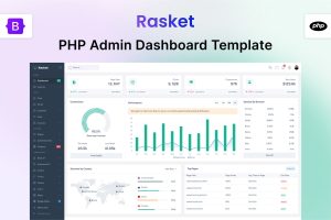 Rasket – PHP & Bootstrap Admin Dashboard Template