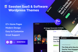 Saasten – SaaS & Software Landing WordPress Theme