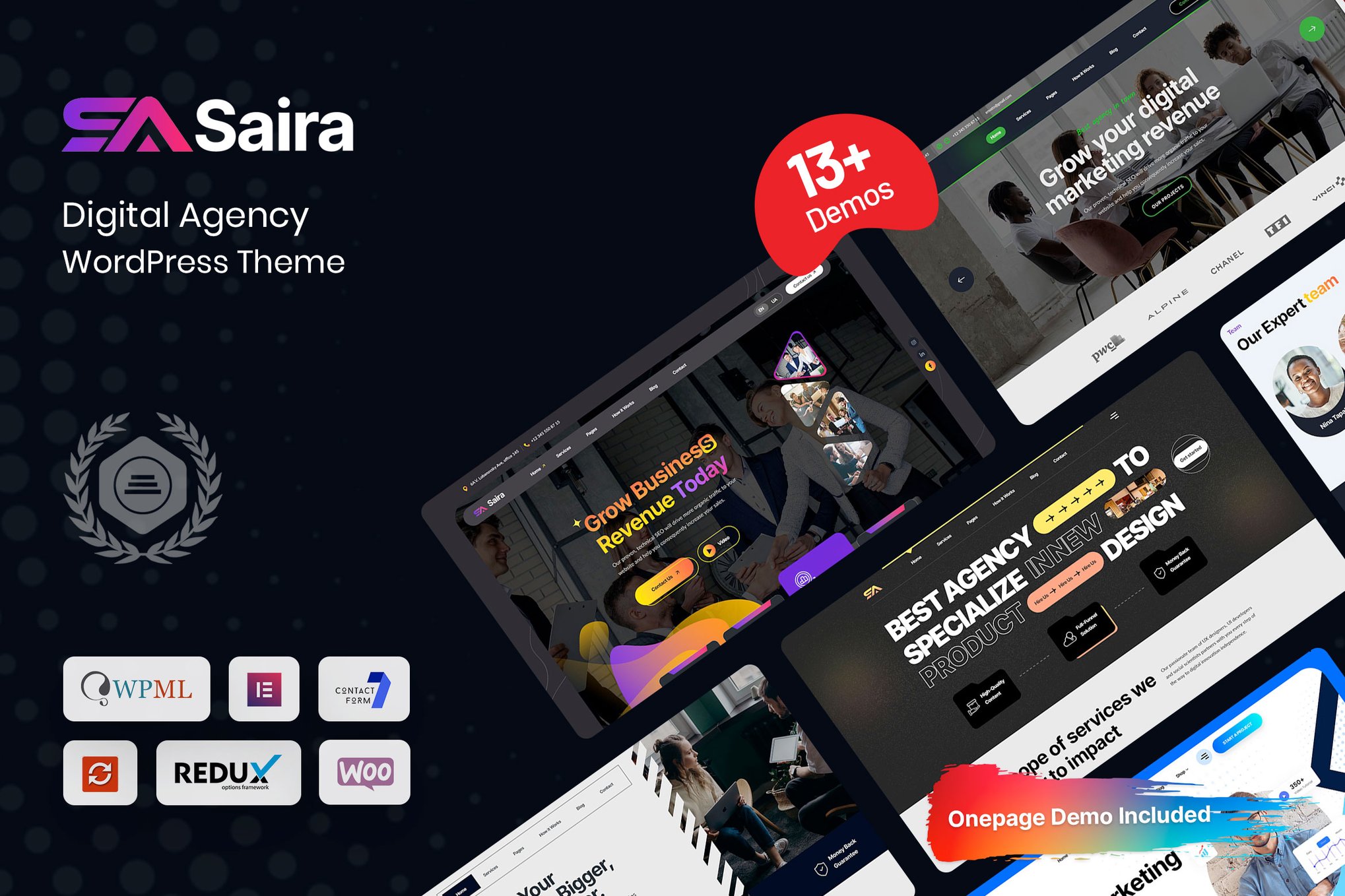 Sairio- Digital Agency 10.0.7 WordPress Theme