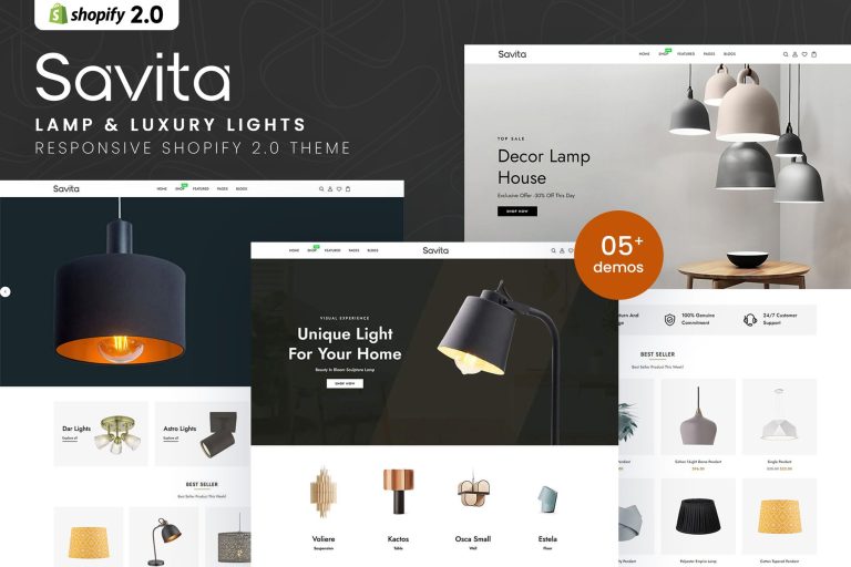 LAMPI – Lamp & Luxury Lights Shopify Theme