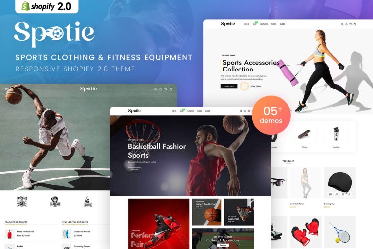 Spotie – Sports & Fitness Equipment Shopify Theme