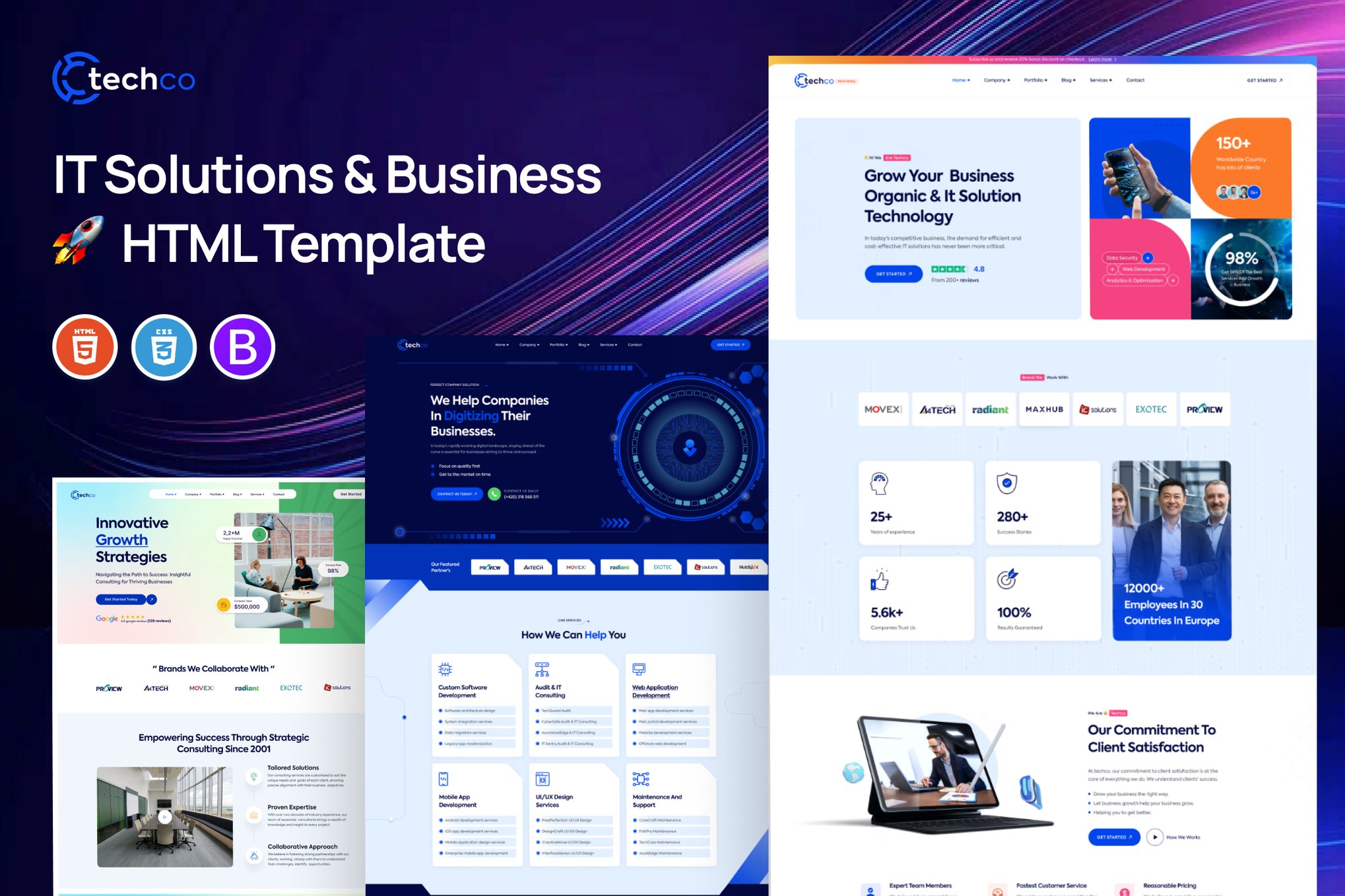Techco - IT Solutions & Business Template