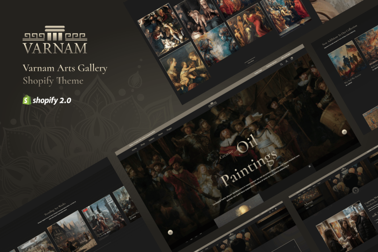 Varnam – Crafts & Arts Store Shopify Theme