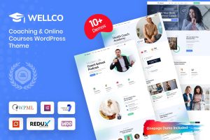 Wellco – Coaching & Online Courses WordPress Theme