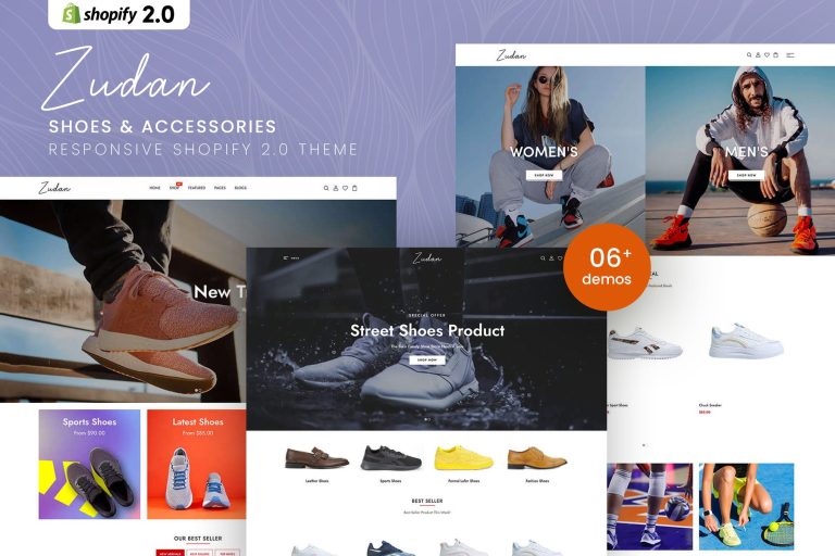 Zudan – Shoes & Accessories Shopify 2.0 Theme
