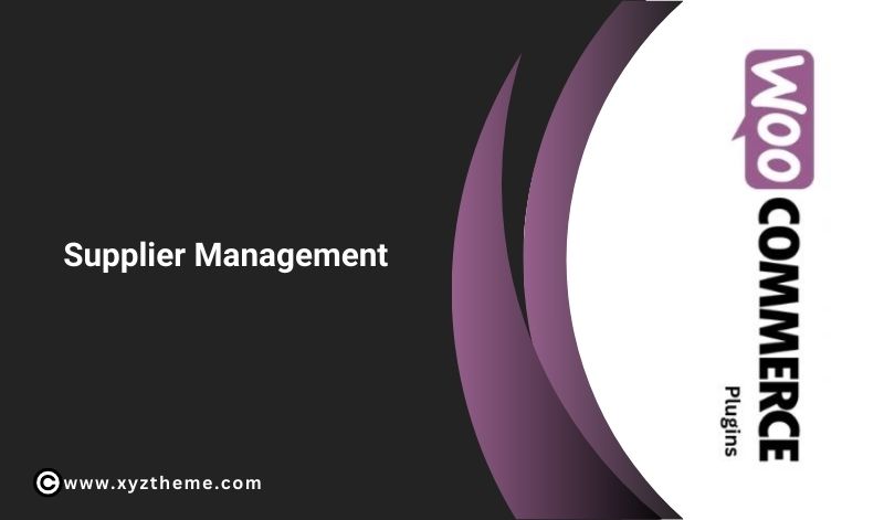 Supplier Management for Woocommerce 1.2.1
