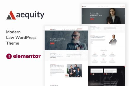 Aequity - Lawyer And Law Firm Wordpress Theme 1.0