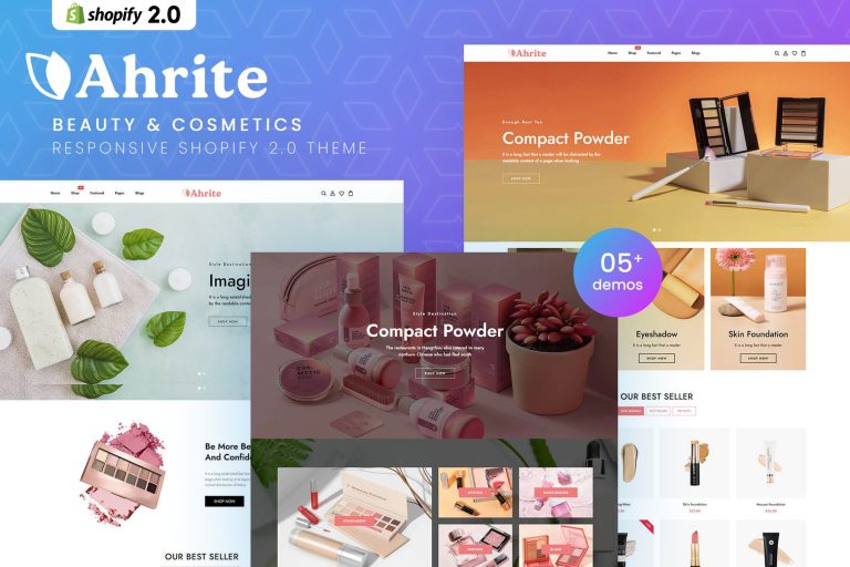 Ahrite – Beauty & Cosmetics Shopify 2.0 Theme