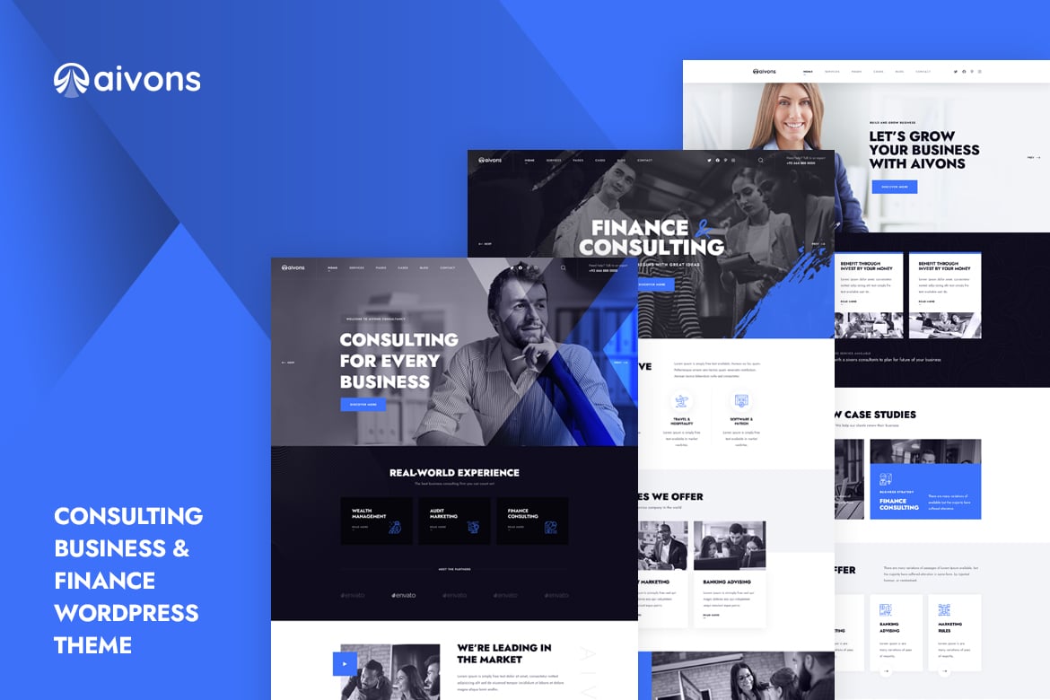 Aivons - Business Consulting Wordpress Theme 1.2.1
