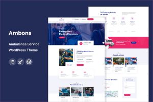 Ambons – Ambulance Service WordPress Theme