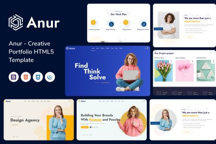 Anur - Creative Portfolio Html5 Template