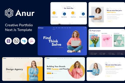 Anur - Personal Portfolio Next Js Template