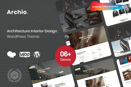 Archio - Architecture Interior Design Wordpress Theme 1.0.0