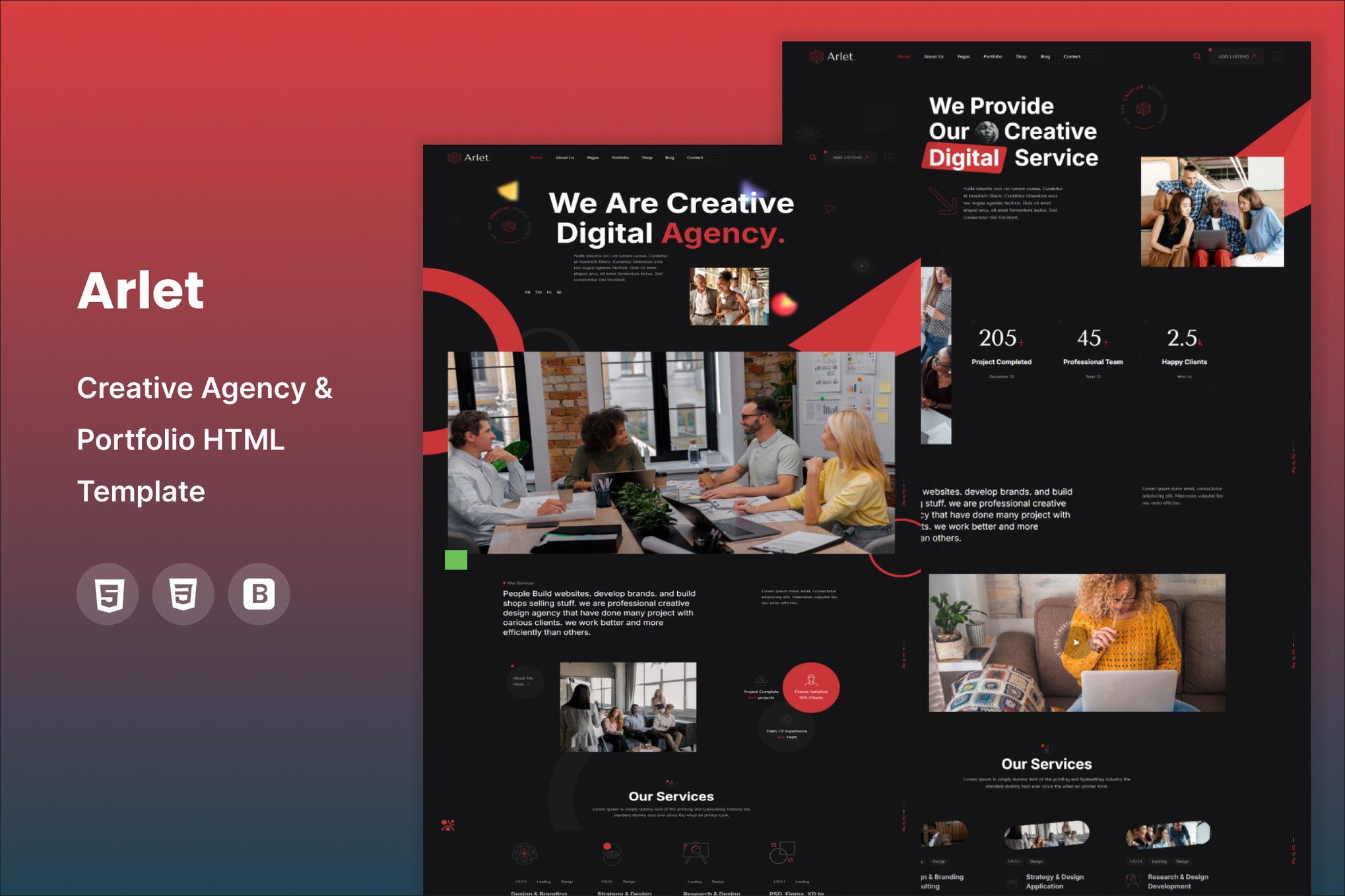 Arlet - Creative Agency Html Template