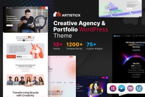 Artisticx – Creative Agency & Portfolio WordPress