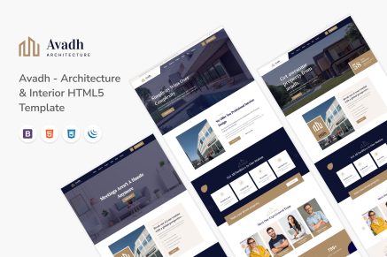 Avadh - Architecture & Interior Html5 Template