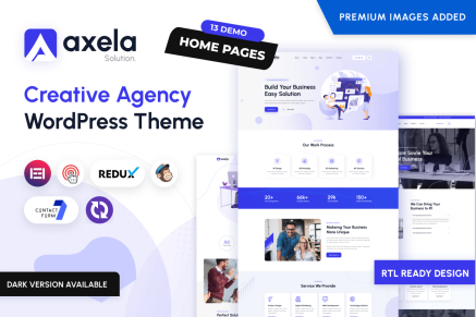 Axela - Creative Agency & Portfolio Them Wordpress Theme 1.1.6
