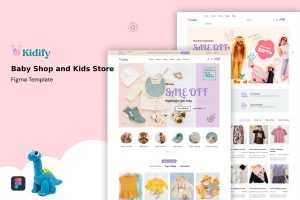 Baby Shop and Kids Store Figma Template