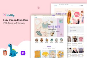 Baby Shop and Kids Store HTML Template – Kidify