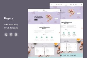 Bagery – Ice Cream Shop HTML5 Template