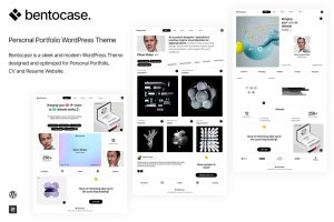 Bentocase – Personal Portfolio WordPress Theme