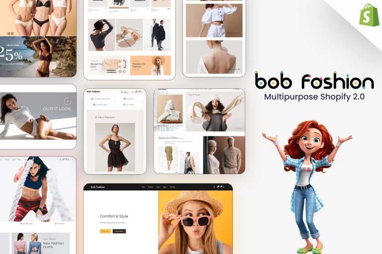 Bob – Multipurpose Fashion Shop Shopify Theme