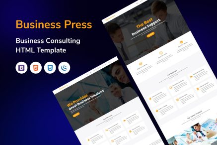 Businesspress Html5 Teamplate