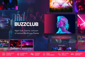 Buzz Club – Night Club, Dj & Music Wordpress Theme